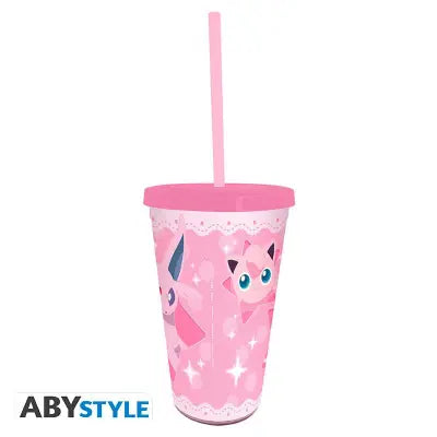 POKEMON MENTALI & FRIENDS TUMBLER WITH STRAW