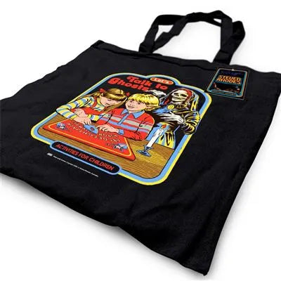 STEVEN RHODES LET'S TALK TO GHOSTS TOTE BAG