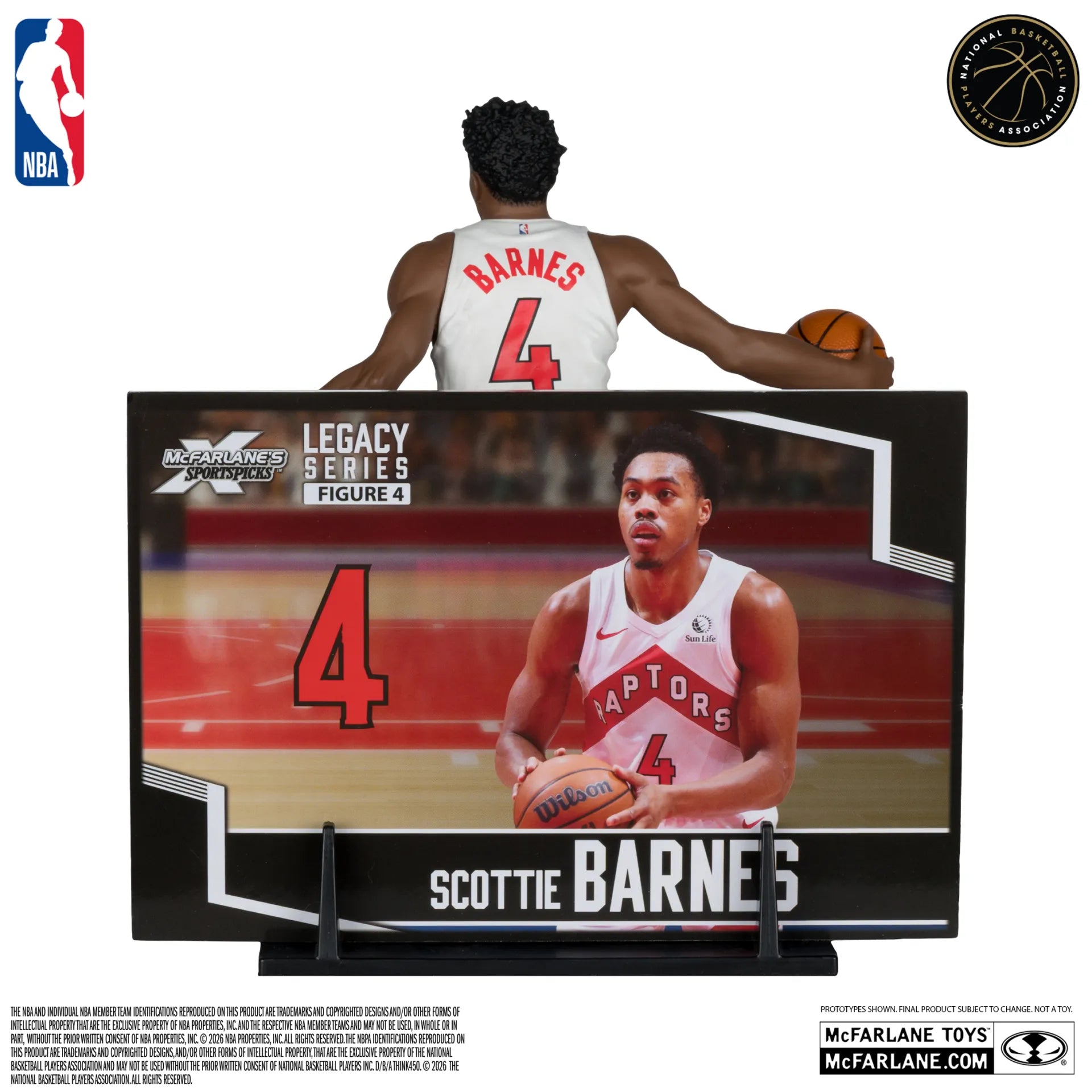 NBA SPORTSPICKS SCOTTIE BARNES (TORONTO RAPTORS) POSED FIGURE