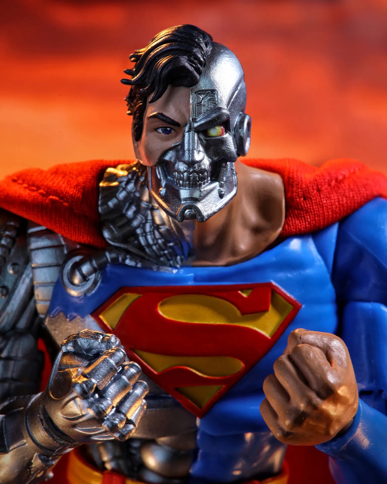 MCFARLANE VAULT DC MULTIVERSE 7-INCH CYBORG SUPERMAN ACTION FIGURE