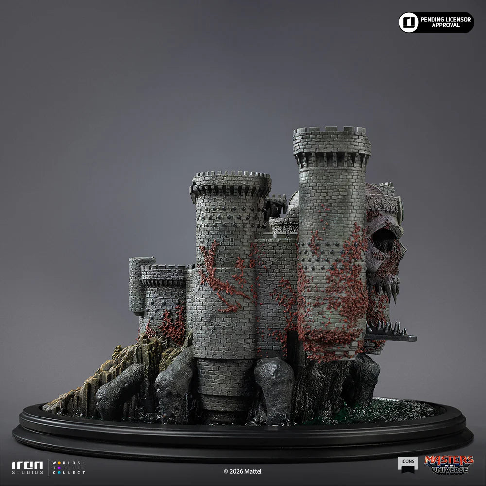 MASTERS OF THE UNIVERSE 2026 GRAYSKULL CASTLE ICONS STATUE