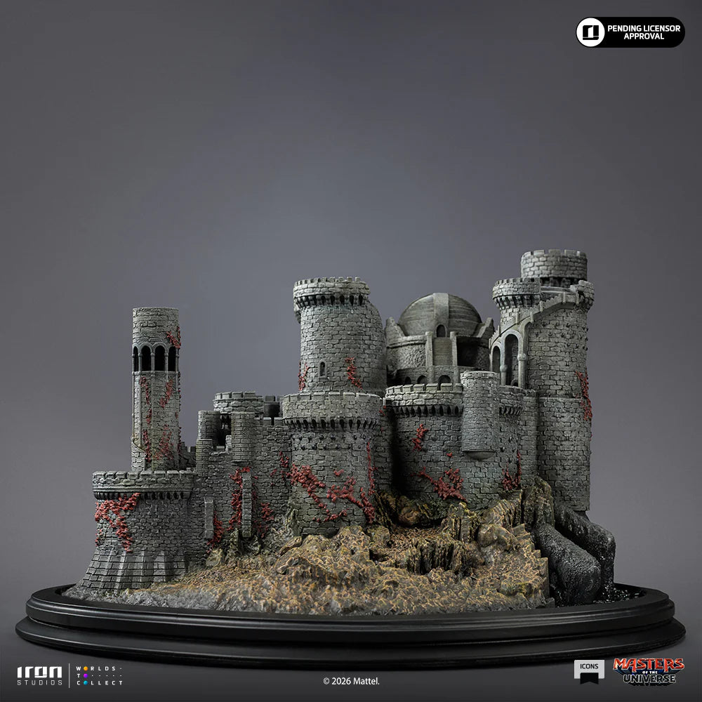 MASTERS OF THE UNIVERSE 2026 GRAYSKULL CASTLE ICONS STATUE