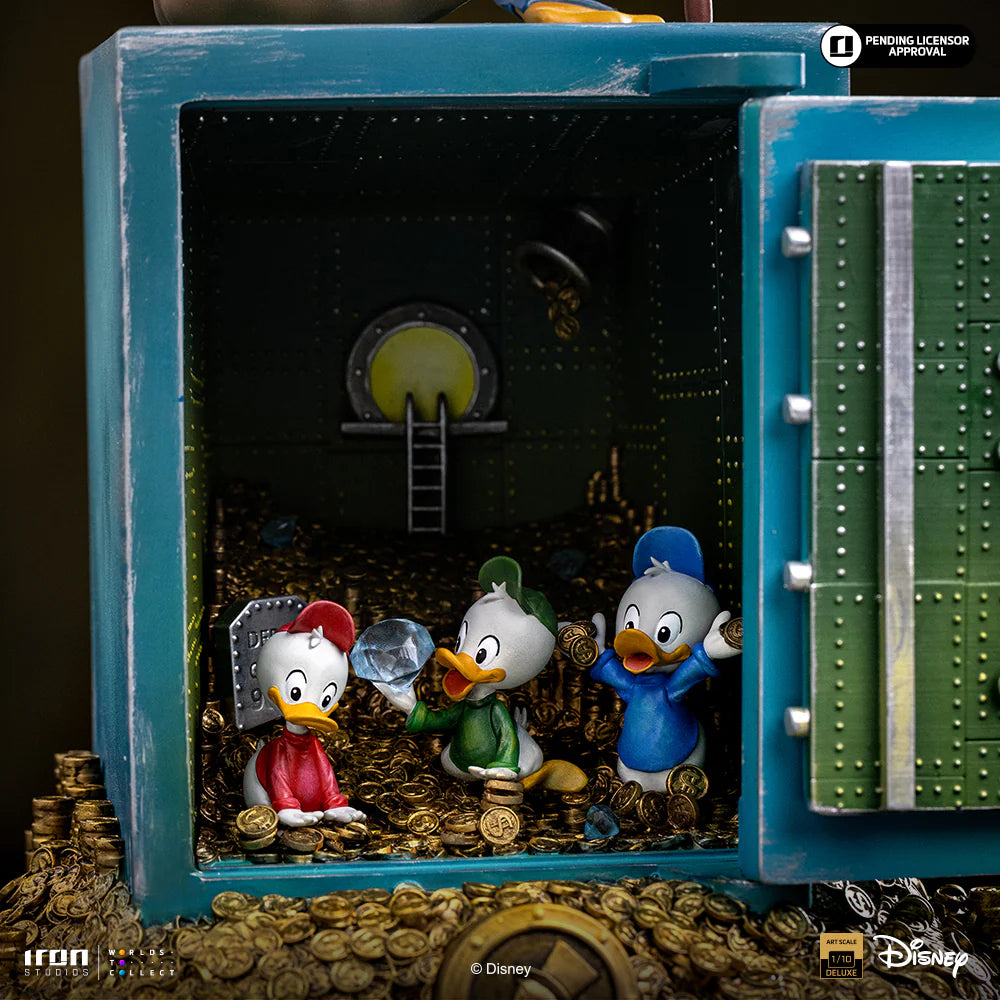 DUCK TALES UNCLE SCROOGE MCDUCK AND NEPHEWS	1/10 STATUE