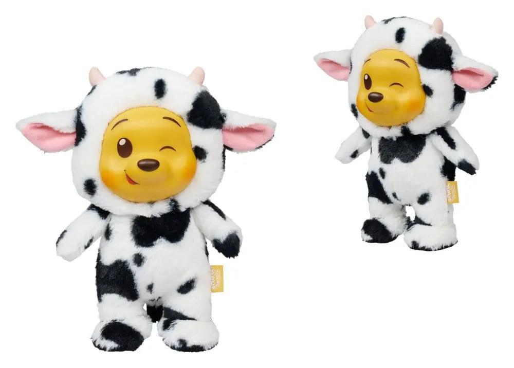 DISNEY YUYUS WINNIE THE POOH COW PELUCHE