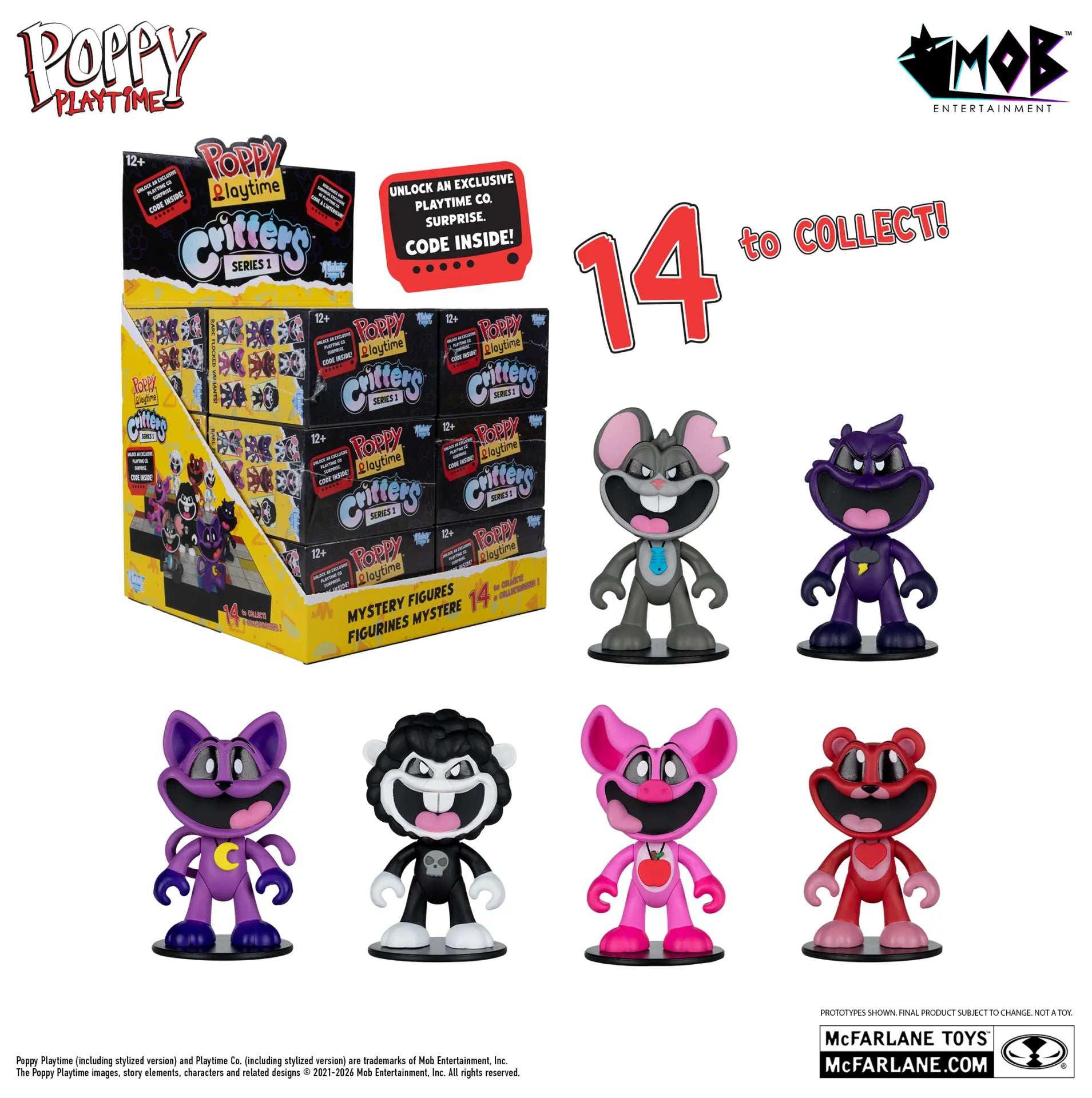 POPPY PLAYTIME BLIND BOX WAVE 1 DISPLAY (12)
