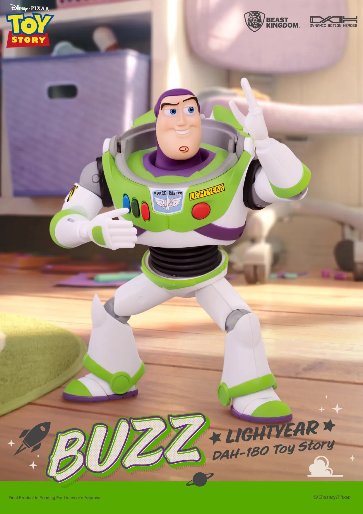 TOY STORY BUZZ LIGHTYEAR DAH ACTION FIGURE