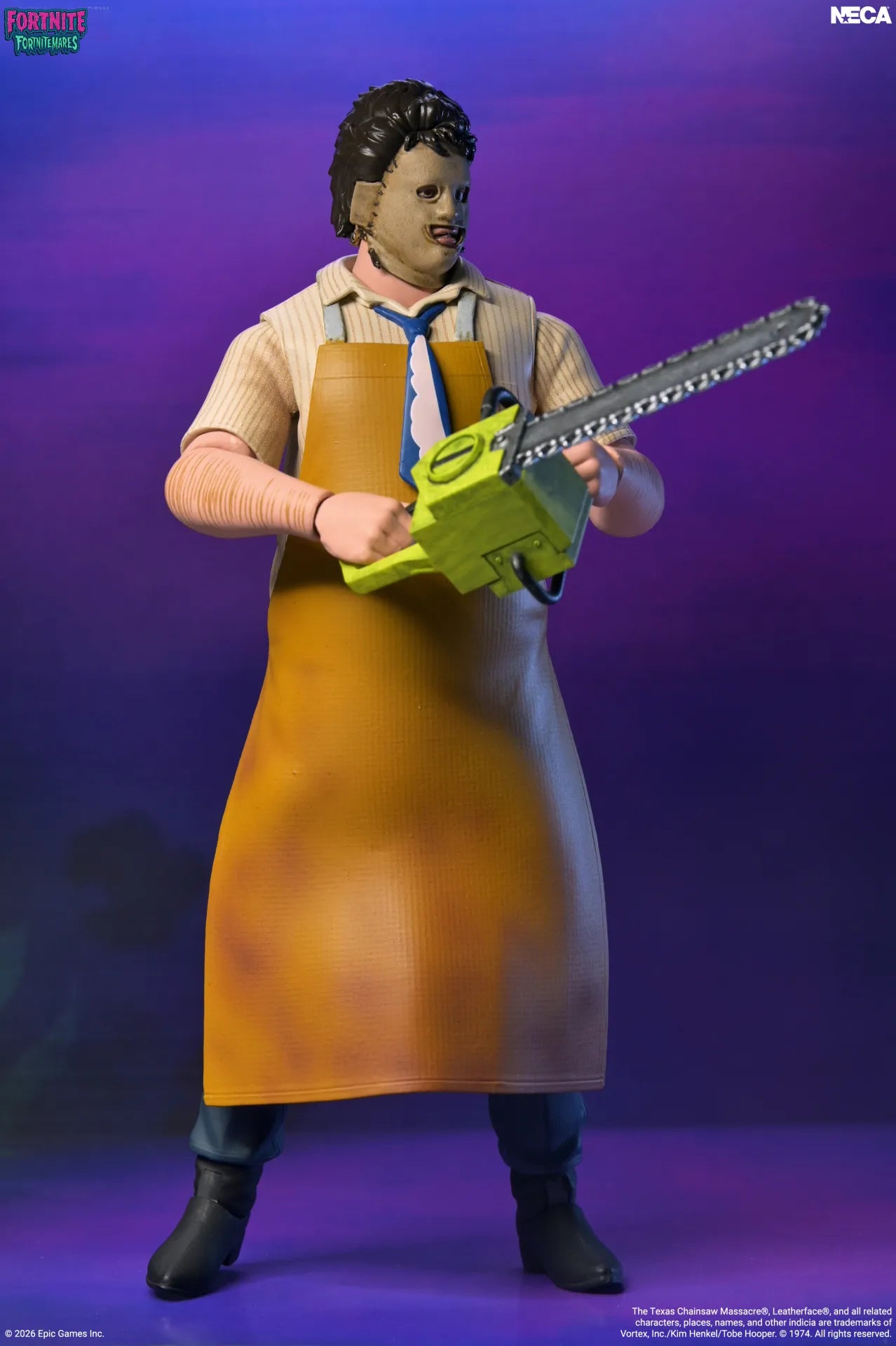 FORTNITE X TEXAS CHAINSAW MASSACRE LEATHERFACE ACTION FIGURE