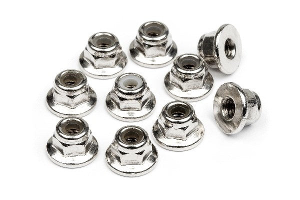 Flanged Lock Nut M3 (10Pcs)