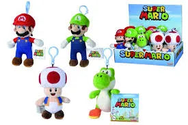 SUPER MARIO PELUCHE KEYCHAIN DISPLAY (12)