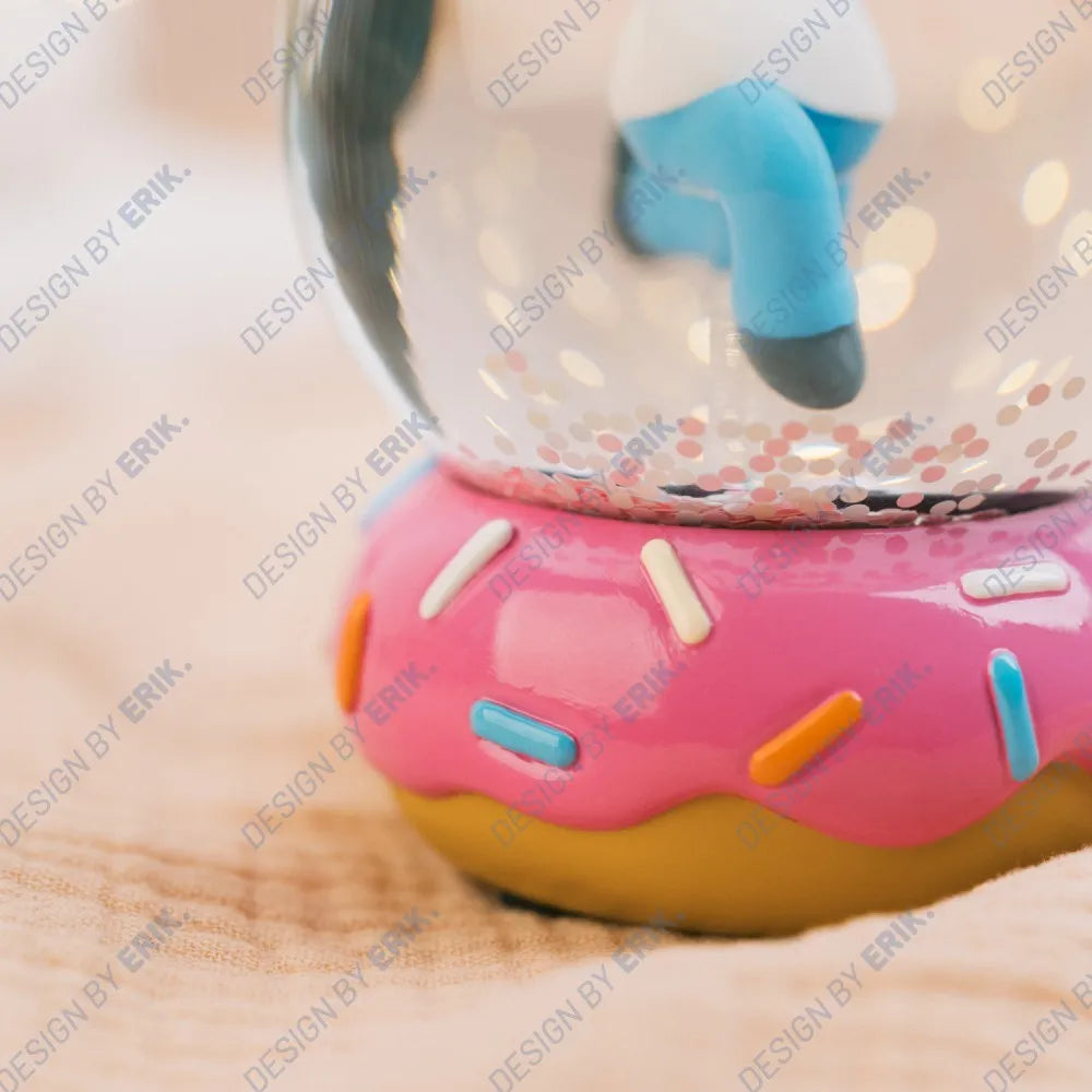 THE SIMPSON HOMER DONUT SNOWGLOBE