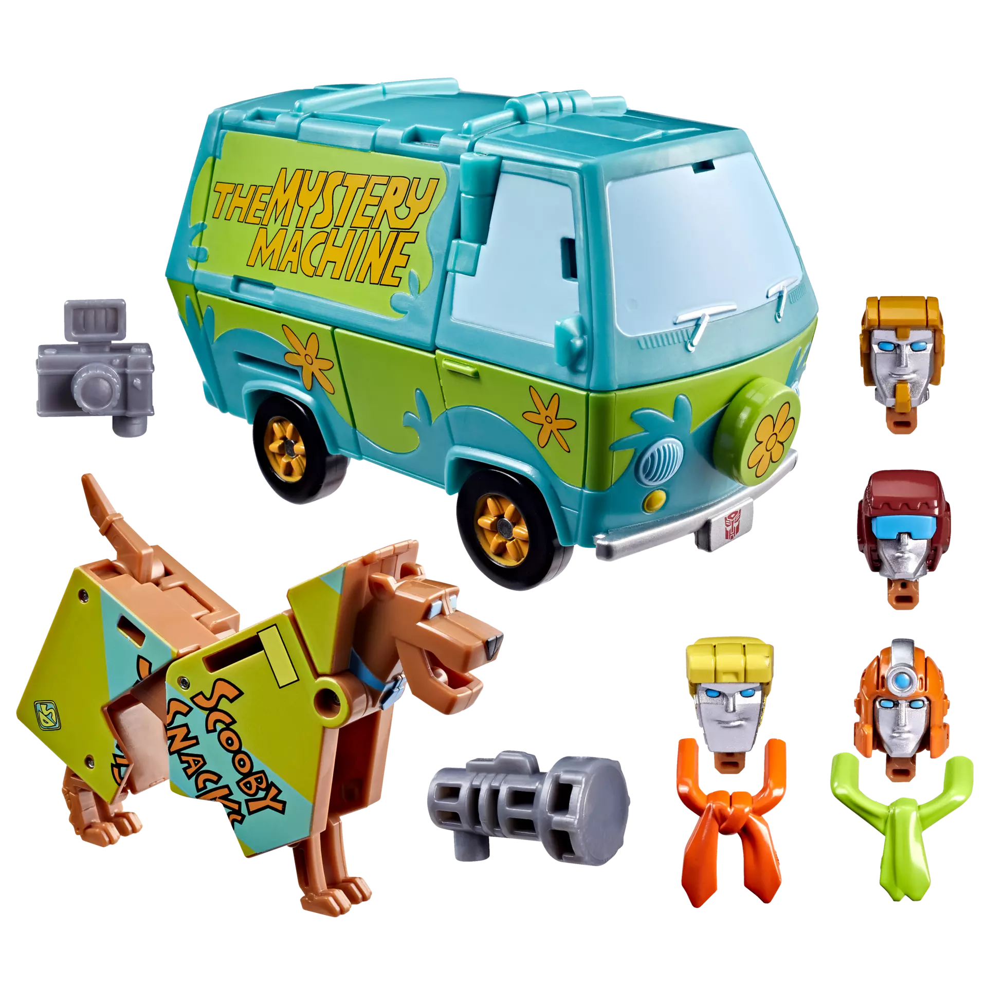 TRANSFORMERS SCOOBY DOO MYSTERIOUS PRIME AND AUTOMUTT ACTION FIGURE
