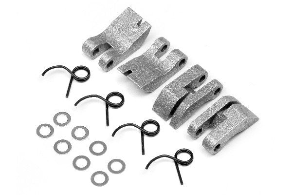 Aluminum Quadra Clutch Shoe/Spring Set