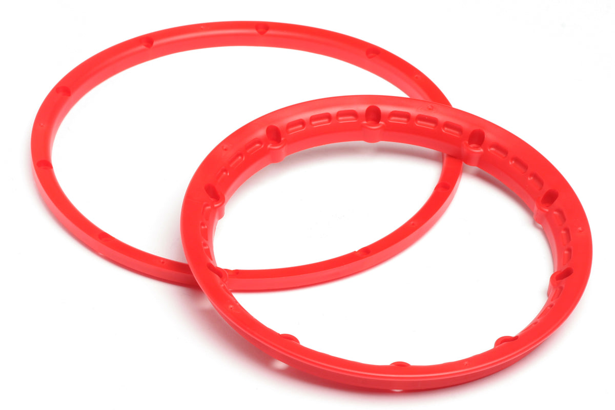 Heavy Duty Wheel Bead Lock Rings (Red/For 2 Wheels