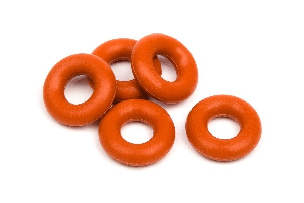 Silicon O-Ring P-3 (Red) (5 Pcs)