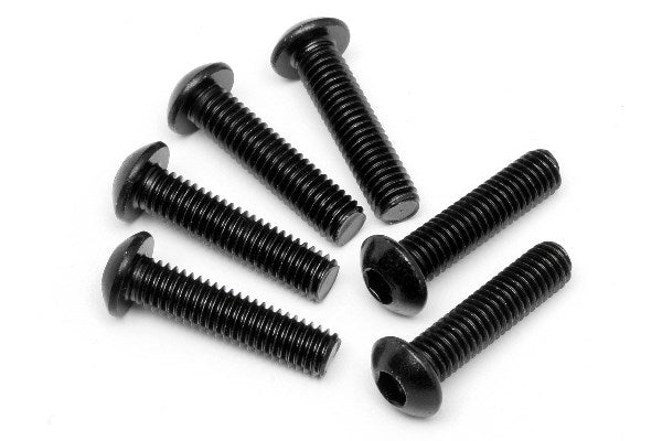 Button Head Screw M6X25Mm (Hex Socket/6Pcs)