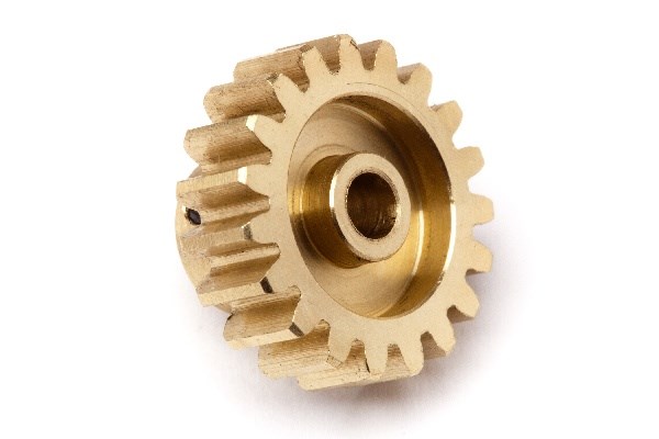 19T Brass Pinion Gear (0.8 M / 32DP 3.175 Shaft)