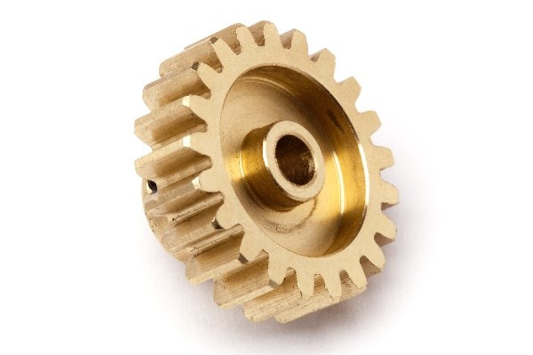 21T Brass Pinion Gear (0.8 M / 32DP 3.175 Shaft)