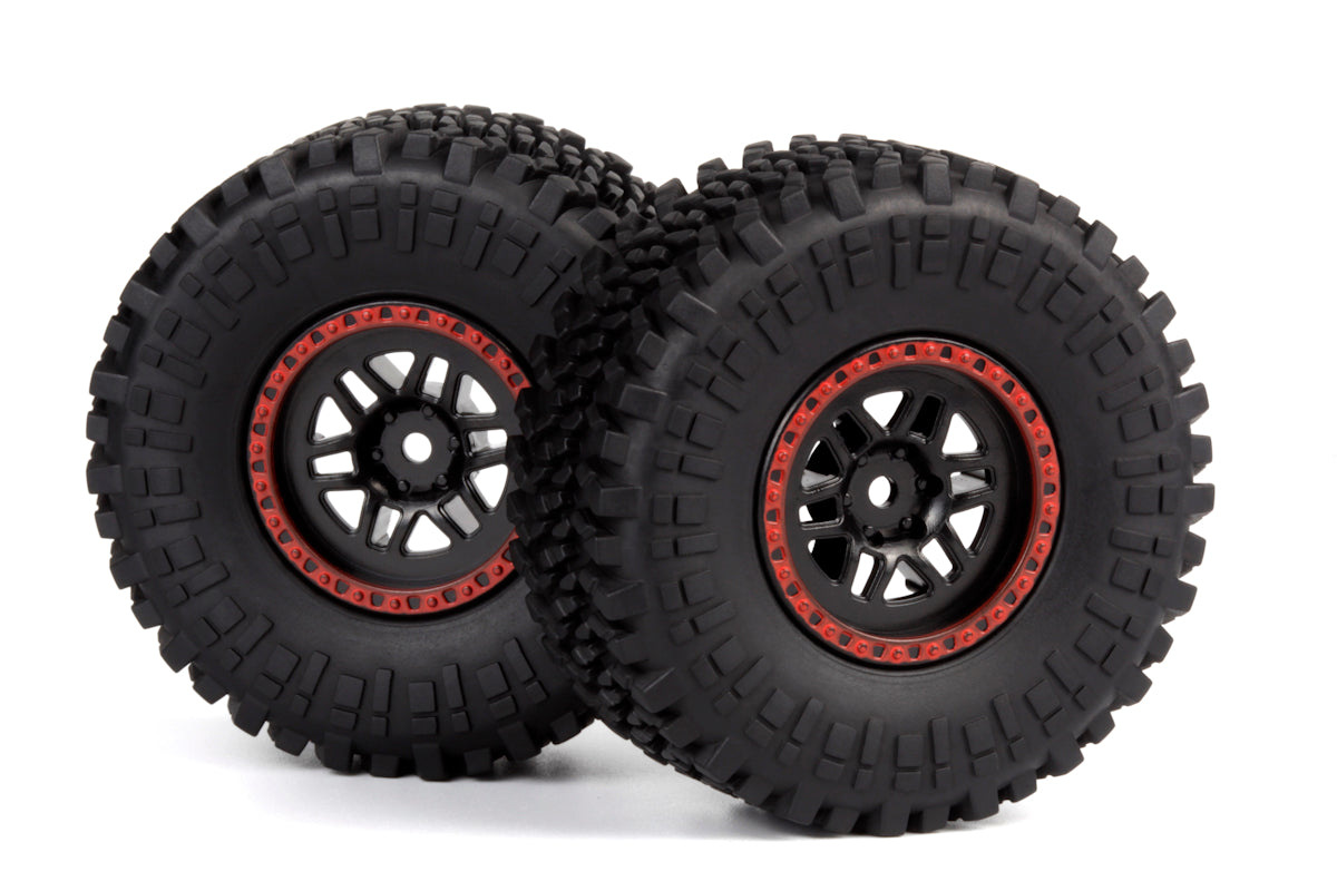 Assembled Wheel & Tyre (Red/2pcs)