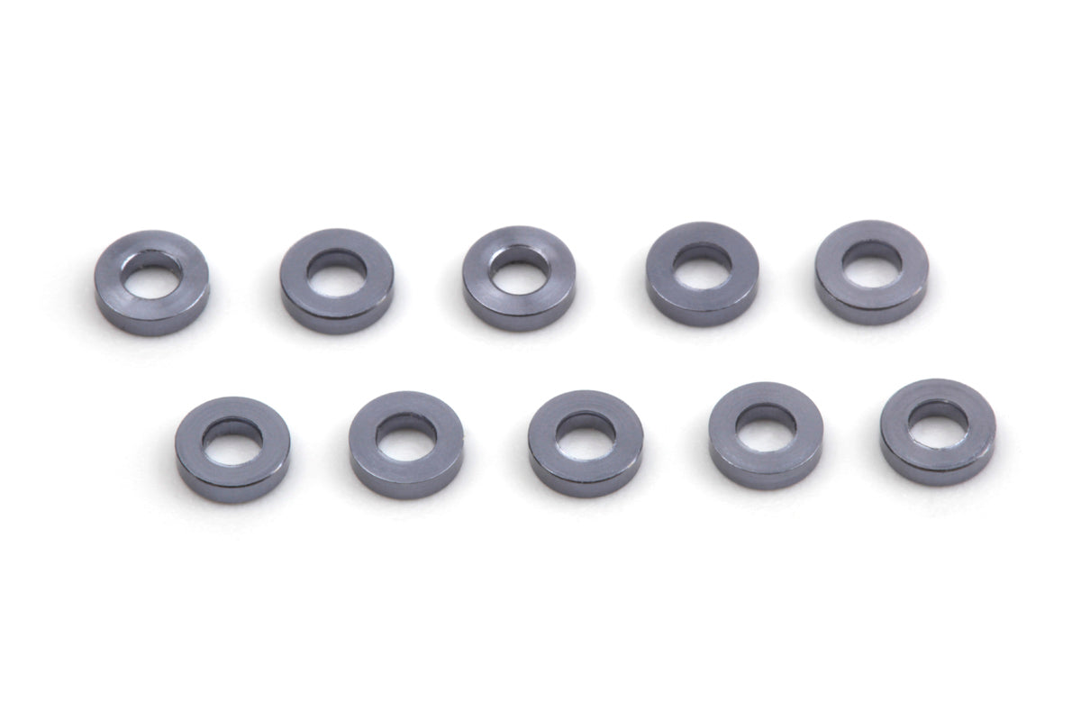 Aluminum Shim 4x1.4x1mm (Gunmetal/10pcs)