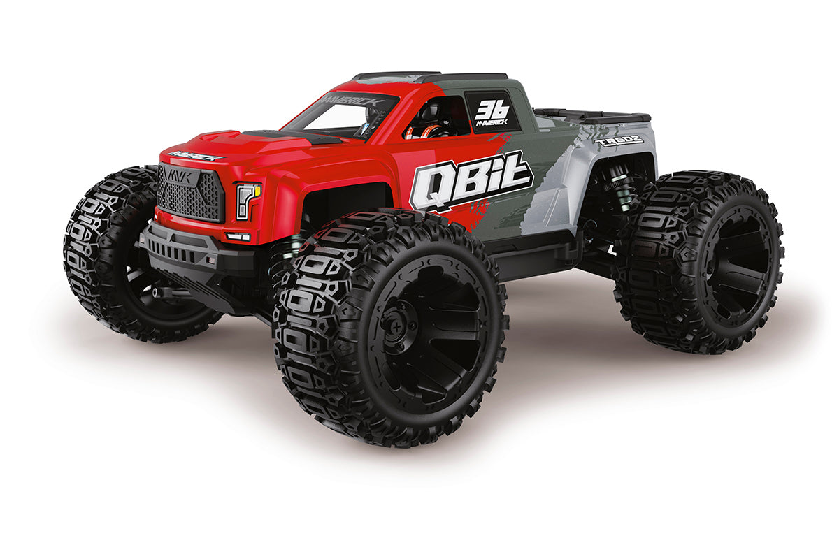 Qbit MT 1/16th Monster Truck - Red