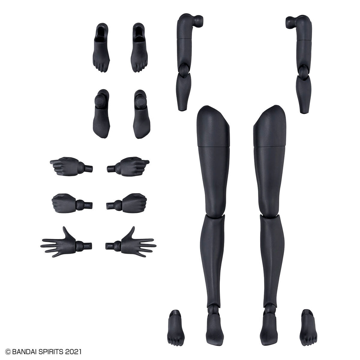 30MS Optional Body Parts Arm Parts & Leg Parts [White/Black]