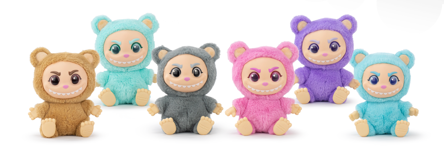 KAWAII - Onikuma  - Assortment of 6 Plushs 6 Models - 24cm