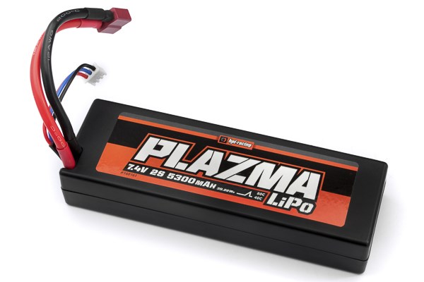 Plazma 7.4V 5300mAh 40C LiPo Battery Pack 39.22Wh