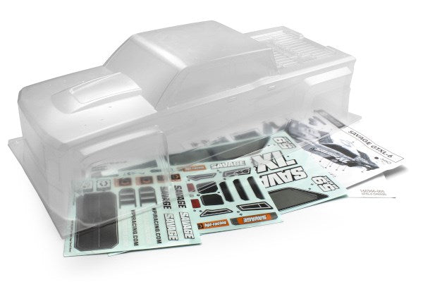 GTXL-6 Kingcab Clear Truck Body (Savage XL)