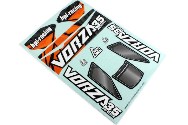 Vorza Buggy Nitro VB-2 Decal Sheet