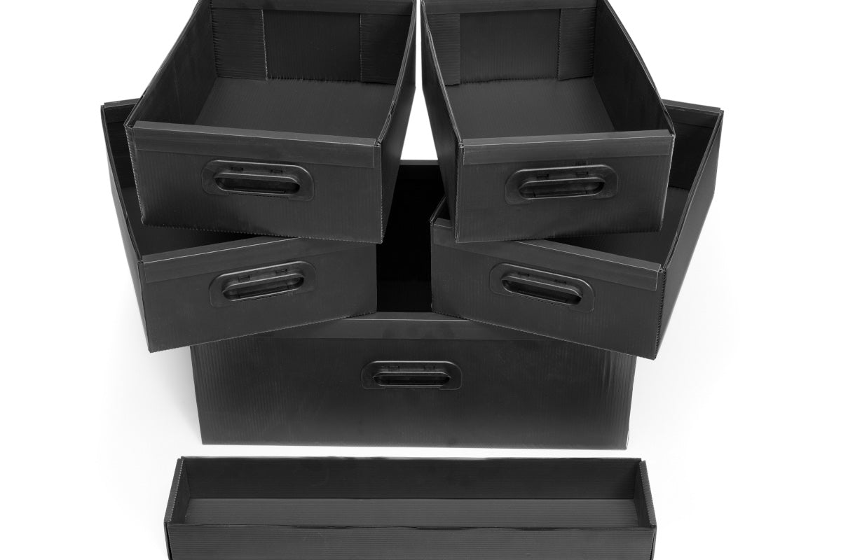 DRAWER SET FOR 160566/107244 (6 PCS BLACK)