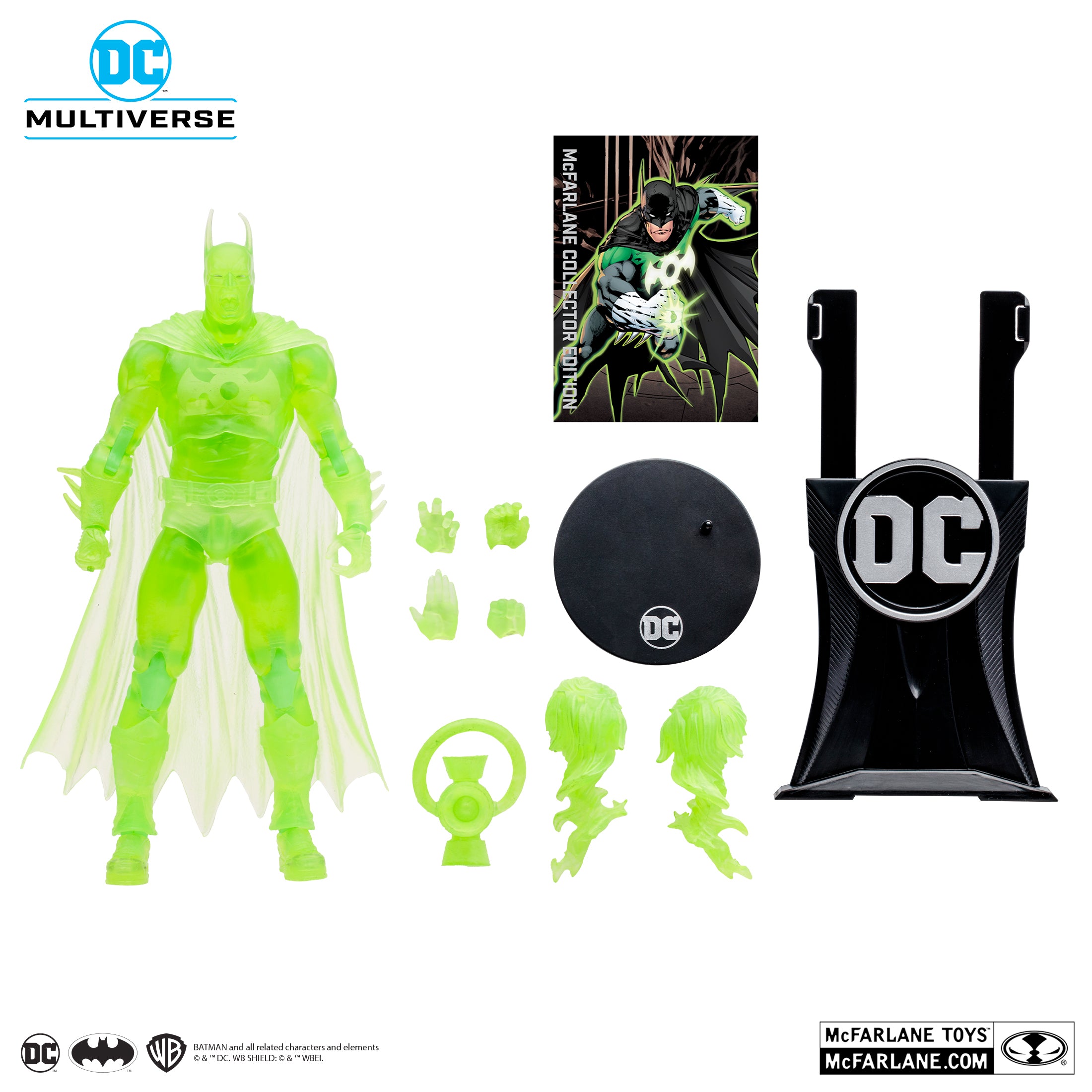 DC McFarlane Collector Edition Batman as Green Lantern Chase 22 Platinum Edition