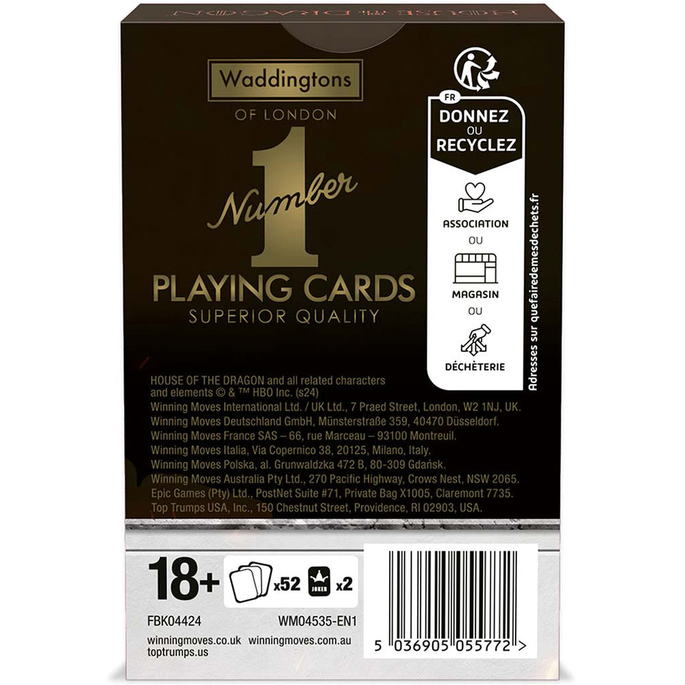 Winning Moves Waddingtons No.1 Playing Cards - House of Dragons