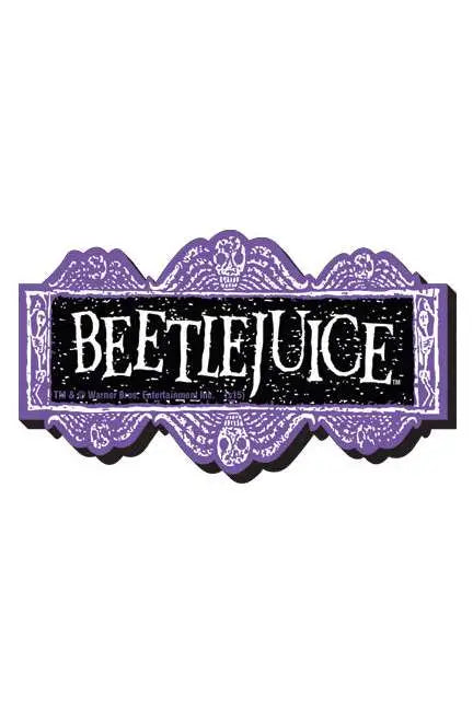 BEETLEJUICE LOGO MAGNET