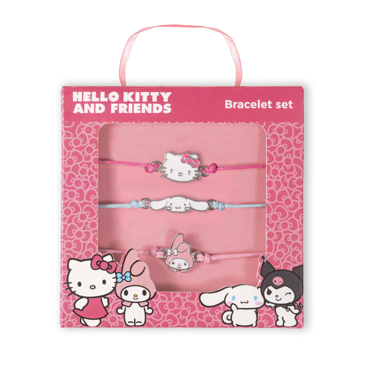SANRIO - Hello Kitty, My Melody & Cinnamonroll - 3 Bracelet Set
