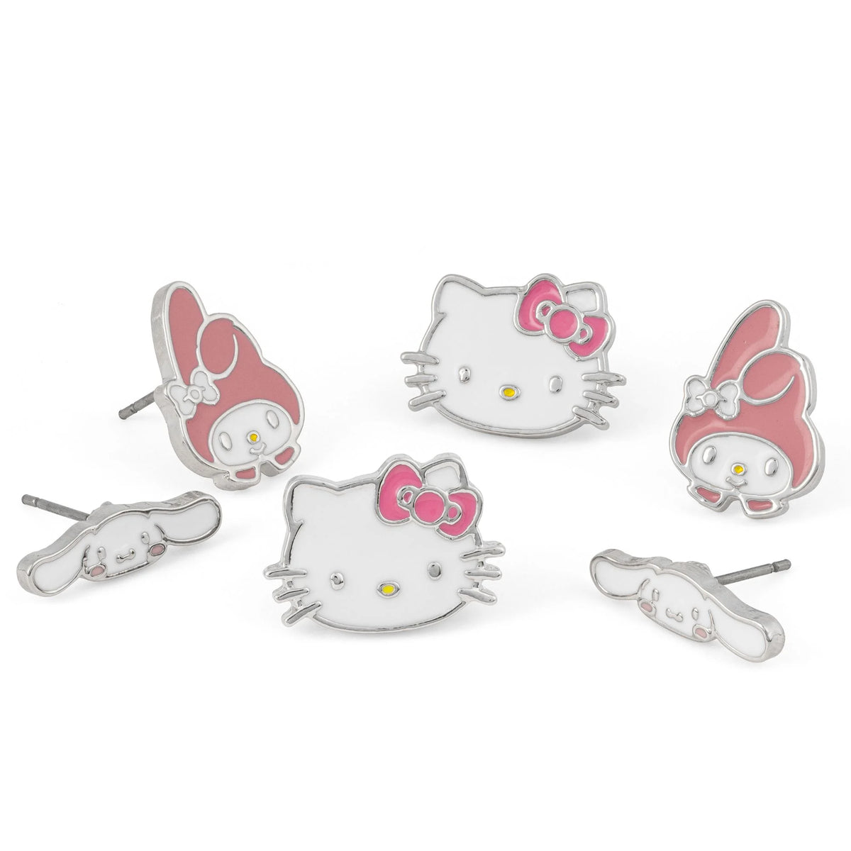 SANRIO - Hello Kitty, My Melody & Cinnamonroll -3 Set Earrings