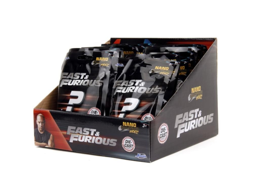 FAST & FURIOUS -Display Figurines Nano Mystery 12 Assortiments - 24pc