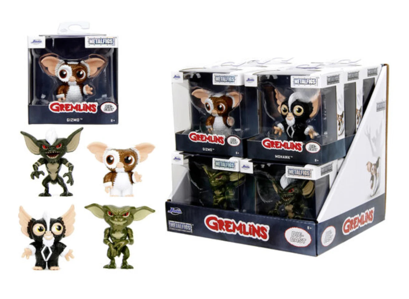 GREMLINS - Display of 2,5inch Figures - 4 Modèles - 12pc - Wave 1