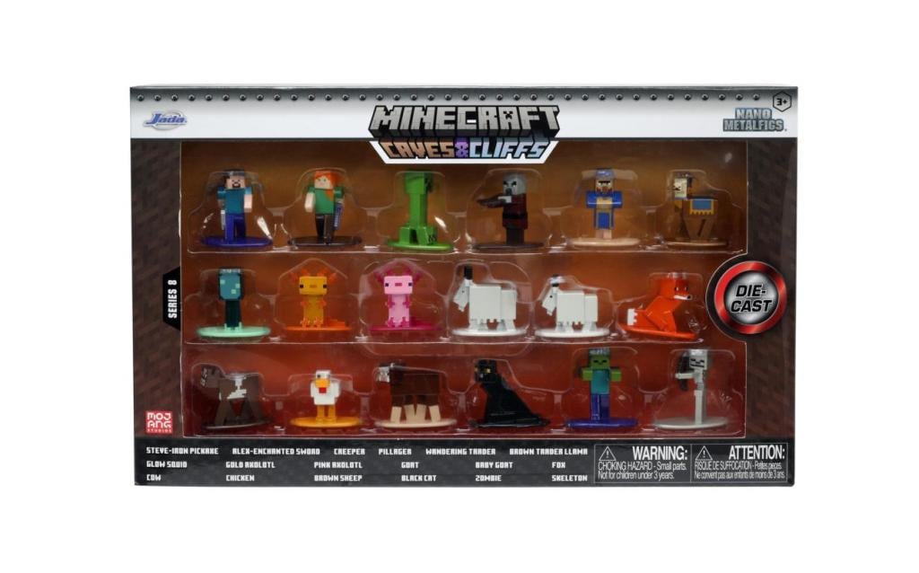 MINECRAFT - Multi Pack de Nano Figurines 4cm - 18pc - Wave 8