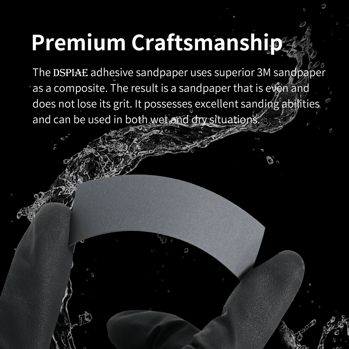 Dspiae MSP Pre-cut Self adhesive sandpaper