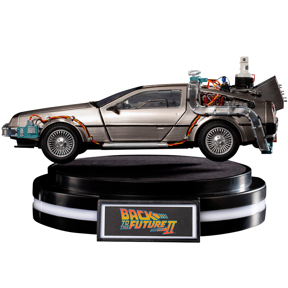 Back to the Future II Delorean Egg Attack Floating Figure