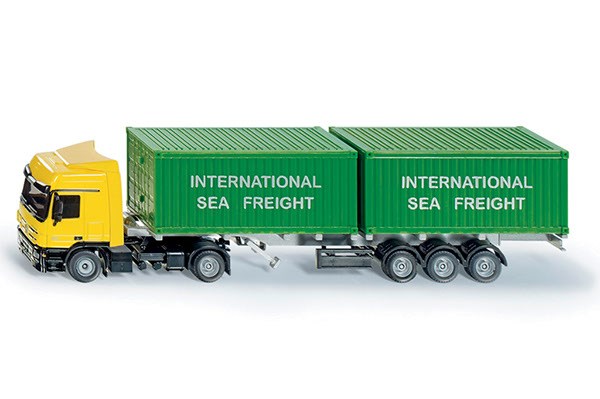 Truck with container 1:50