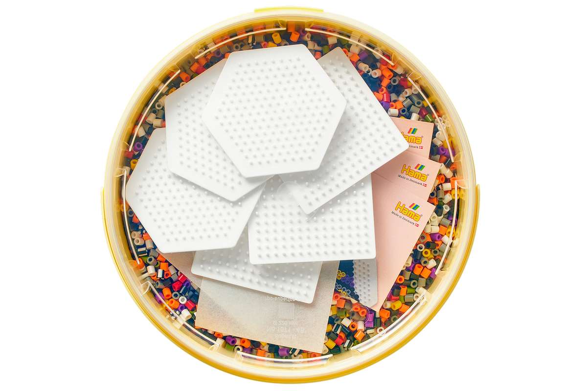 Hama midi perler 30.000stk. +3 plader, halloween