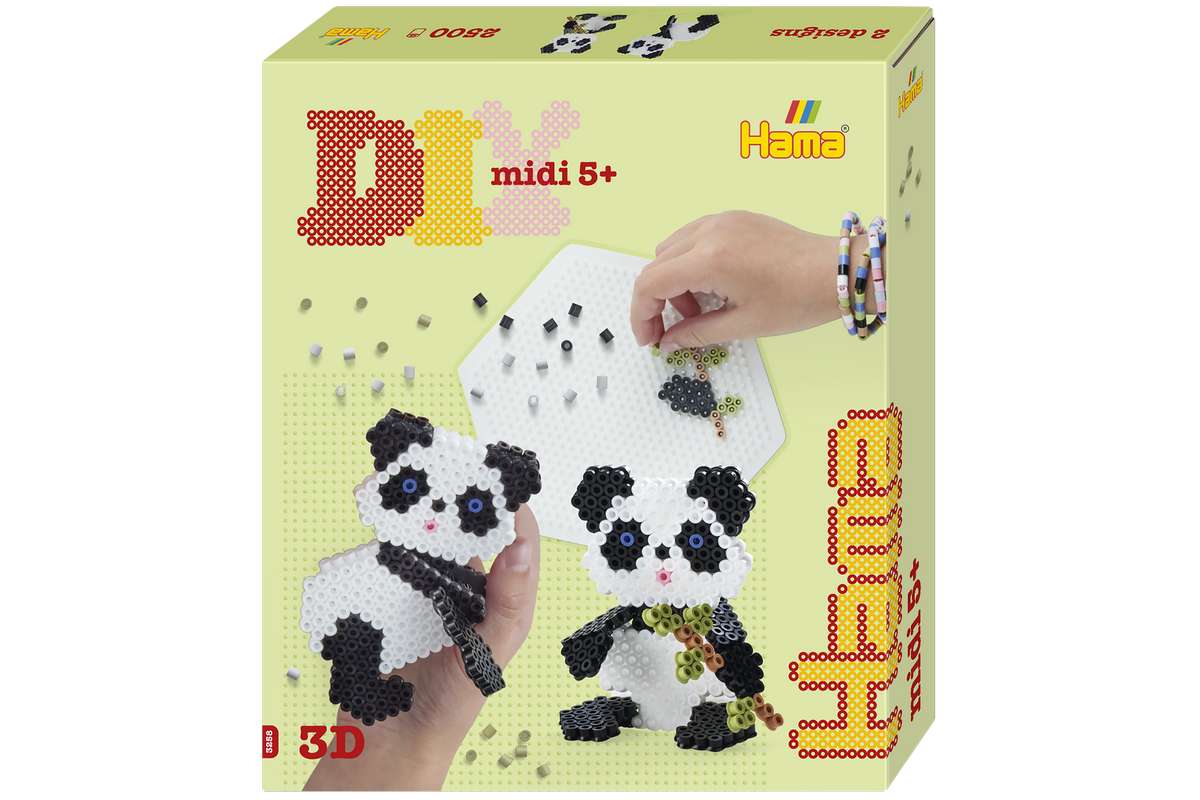 Hama midi gaveæske 3D panda