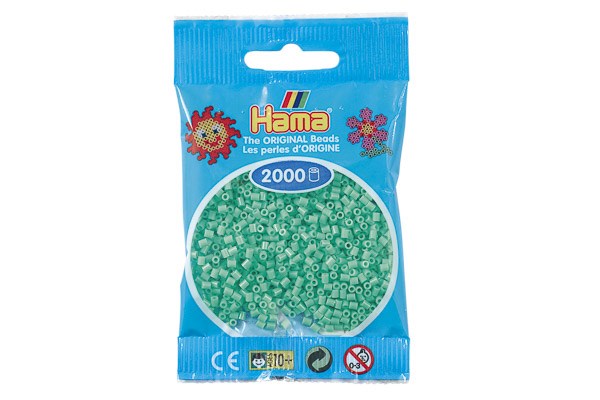 Hama mini perler 2000stk lysgrøn