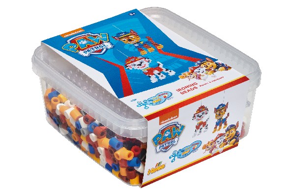 Hama maxi Paw Patrol perler og stiftplade i bøtte