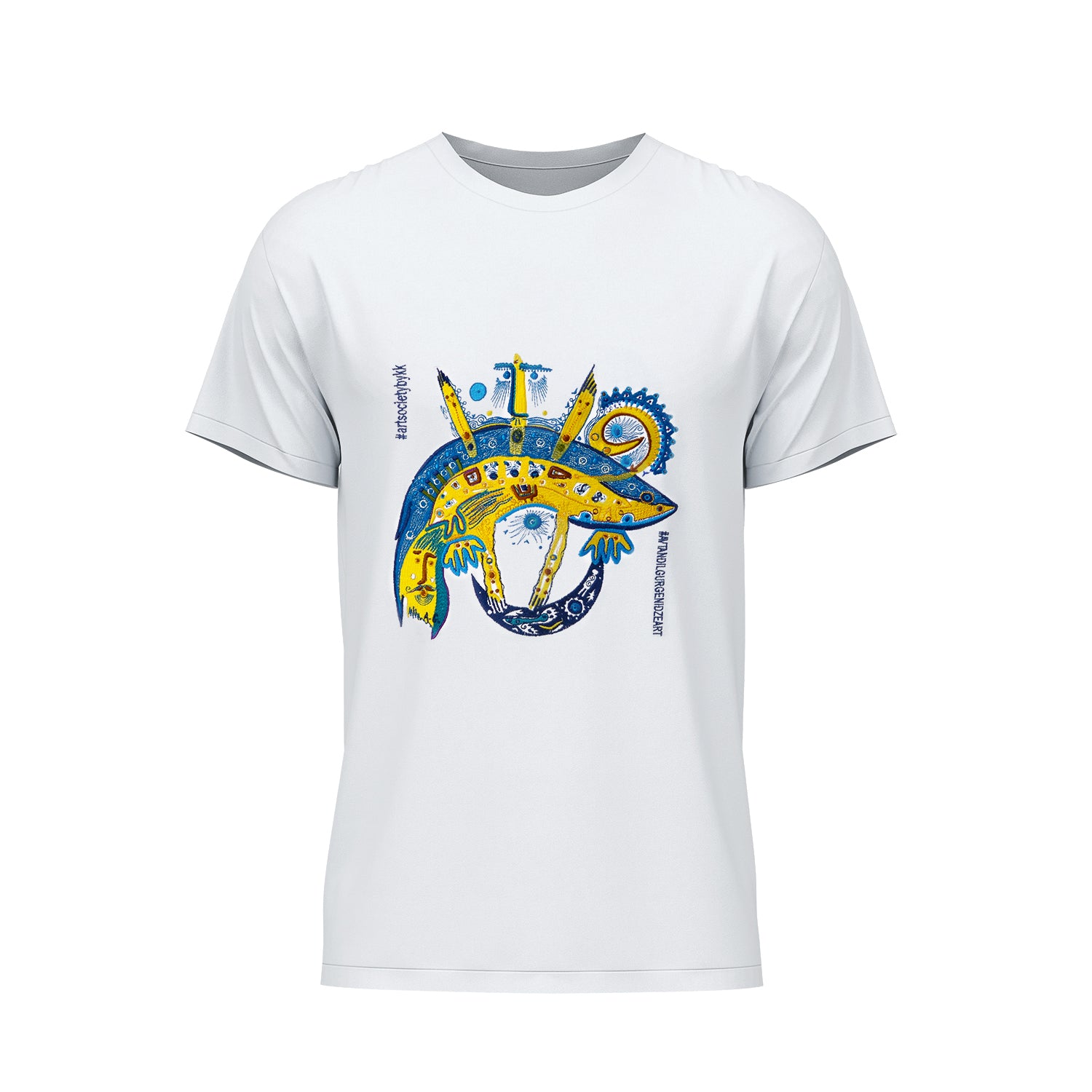 WP Merchandise Avtandil Gurgenidze T-shirt, Artwork I, white, 2XL