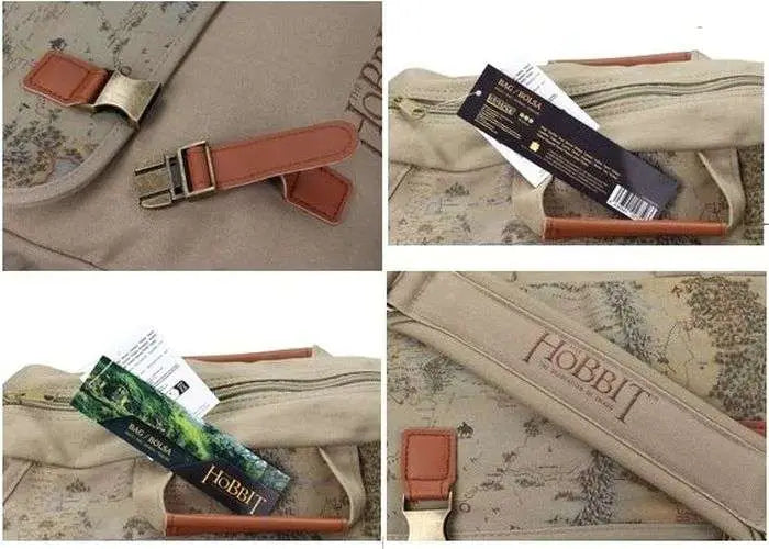 HOBBIT MIDDLE EARTH MAP MESSENGER BAG