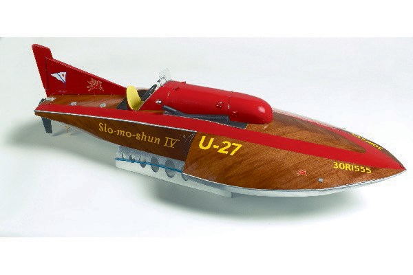 1:12 Slo-Mo-Shun IV- wooden hull-photo manual