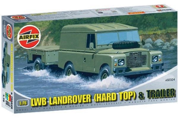 LWB Landrover (hard top) & Trailer