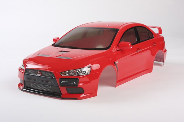 1/10 Scale R/C Lancer Evo X Body Parts Set